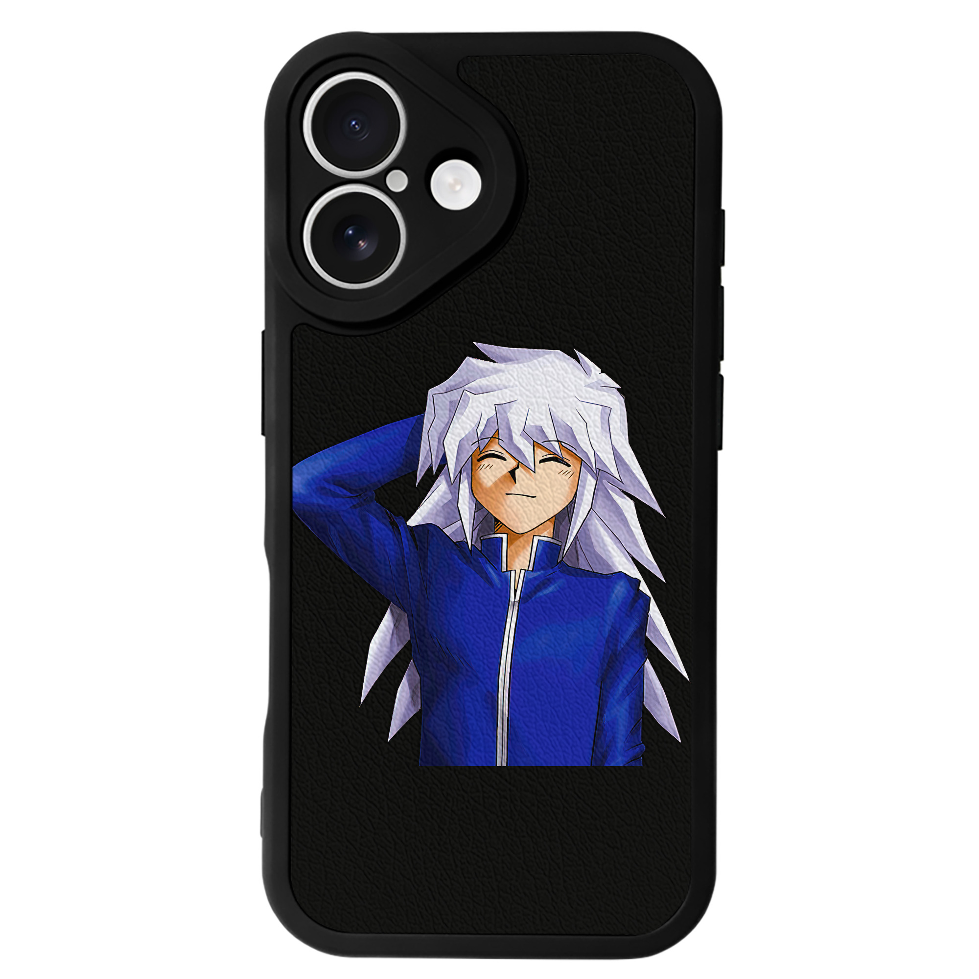 （画像用） 遊☆戯☆王 Yu-Gi-Oh! 【iPhone 16シリーズ対応】シリコンスマホケース（レザー調） 材質：シリコン